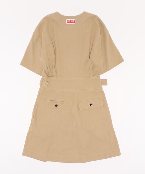 KENZO（ケンゾー）の「ワークウエア ドレス（ドレス・レディース・ベージュ系その他/ベージュ系その他2・36/38/34）」の3枚目の写真
