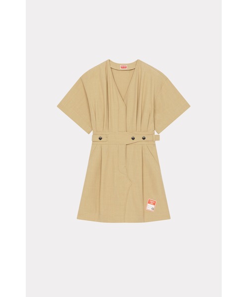 KENZO（ケンゾー）の「ワークウエア ドレス（ドレス・レディース・ベージュ系その他/ベージュ系その他2・36/38/34）」の6枚目の写真