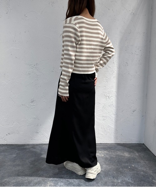 apres jour mignon（アプレジュールミニョン）の「アソートクロスマーメイドスカート【ZOZOTOWN限定アイテム】（スカート・レディース・その他/ブラック・MEDIUM/X-LARGE/SMALL）」の7枚目の写真