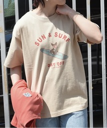 CUBE SUGAR | 抗菌加工 OE天竺ロゴプリントTシャツ(Tシャツ/カットソー)