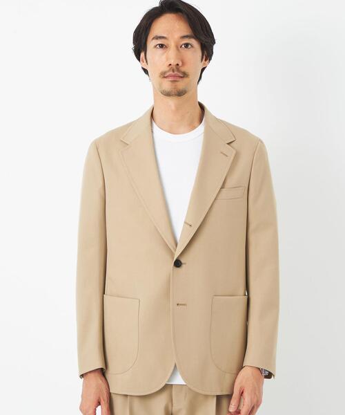 green label relaxing（グリーンレーベルリラクシング）の「TW ツイル 3B ジャケット（テーラードジャケット・メンズ・ベージュ/オリーブ・XS/S/M/L/XL）」の3枚目の写真