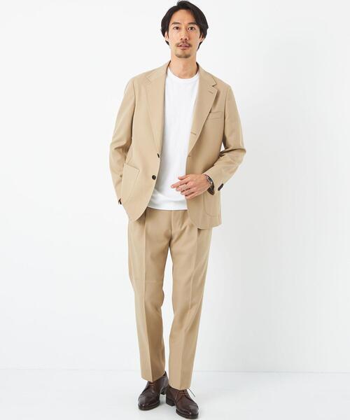 green label relaxing（グリーンレーベルリラクシング）の「TW ツイル 3B ジャケット（テーラードジャケット・メンズ・ベージュ/オリーブ・XS/S/M/L/XL）」の6枚目の写真