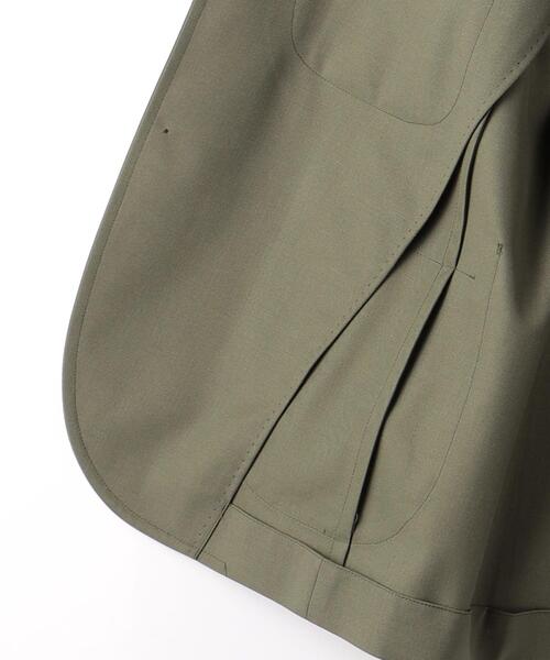 green label relaxing（グリーンレーベルリラクシング）の「TW ツイル 3B ジャケット（テーラードジャケット・メンズ・ベージュ/オリーブ・XS/S/M/L/XL）」の14枚目の写真