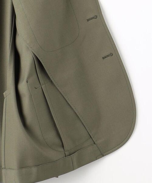 green label relaxing（グリーンレーベルリラクシング）の「TW ツイル 3B ジャケット（テーラードジャケット・メンズ・ベージュ/オリーブ・XS/S/M/L/XL）」の17枚目の写真