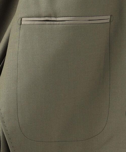 green label relaxing（グリーンレーベルリラクシング）の「TW ツイル 3B ジャケット（テーラードジャケット・メンズ・ベージュ/オリーブ・XS/S/M/L/XL）」の18枚目の写真