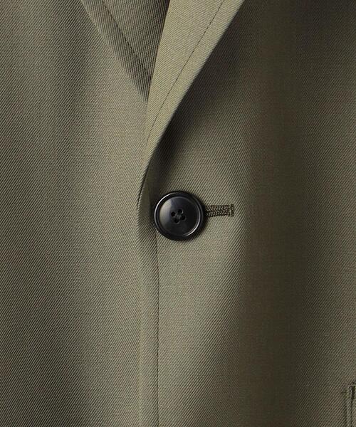green label relaxing（グリーンレーベルリラクシング）の「TW ツイル 3B ジャケット（テーラードジャケット・メンズ・ベージュ/オリーブ・XS/S/M/L/XL）」の20枚目の写真