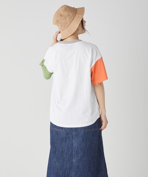 KRIFF MAYER Lady's Collection(クリフメイヤーレディースコレクション)の「ロゴプリントゆるT(Tシャツ/カットソー・レディース・オフホワイト/グレー/チャコール/カラフル・MEDIUM/LARGE)」の22枚目の写真