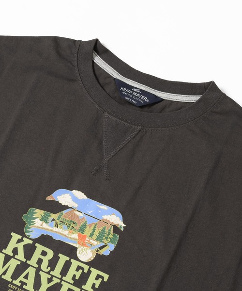 KRIFF MAYER Lady's Collection(クリフメイヤーレディースコレクション)の「ロゴプリントゆるT(Tシャツ/カットソー・レディース・オフホワイト/グレー/チャコール/カラフル・MEDIUM/LARGE)」の16枚目の写真