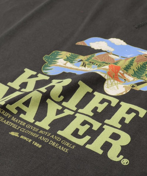 KRIFF MAYER Lady's Collection(クリフメイヤーレディースコレクション)の「ロゴプリントゆるT(Tシャツ/カットソー・レディース・オフホワイト/グレー/チャコール/カラフル・MEDIUM/LARGE)」の15枚目の写真