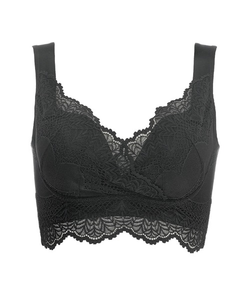 BRADELIS NEWYORK(ブラデリスニューヨーク)の「レーシィオールインワンブラ ブラデリス 補正下着 補整 ブラレット(ブラジャー・レディース・ライトグリーン/オフホワイト/ライラック/ブラック/ダークカーキ・S/M/L/LL/3L)」の11枚目の写真