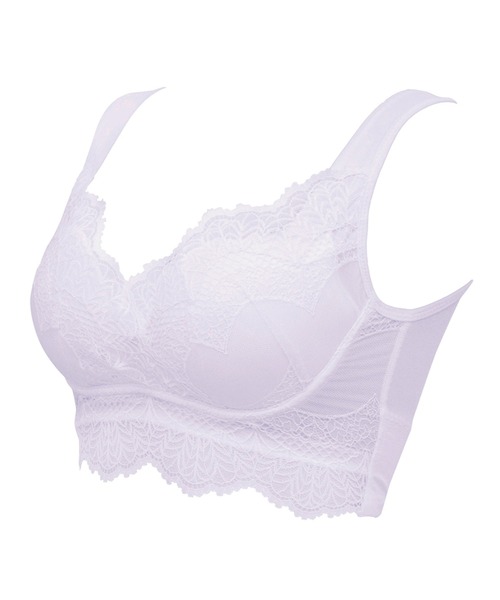 BRADELIS NEWYORK(ブラデリスニューヨーク)の「レーシィオールインワンブラ ブラデリス 補正下着 補整 ブラレット(ブラジャー・レディース・ライトグリーン/オフホワイト/ライラック/ブラック/ダークカーキ・S/M/L/LL/3L)」の13枚目の写真