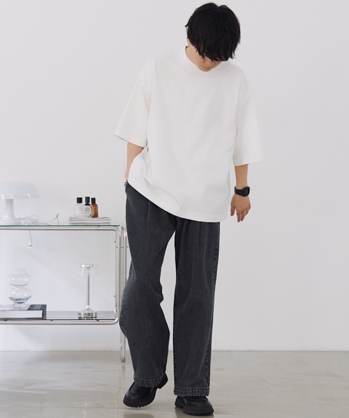 希少！！LIDNM デニム ワイドパンツ TUCK WIDE LOOSE DENIM（デニムパンツ）｜WYM LIDNM（ウィム