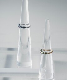 Color Pearl Kahki-Graysh Perple Ring