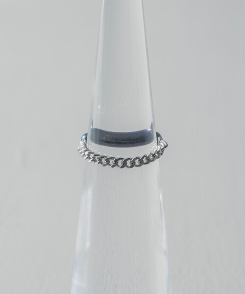and cloud（アンドクラウド）の「Color Pearl Kahki-Graysh Perple Ring（リング・レディース・イエローゴールド/シルバー・#9/#13/#17）」の4枚目の写真