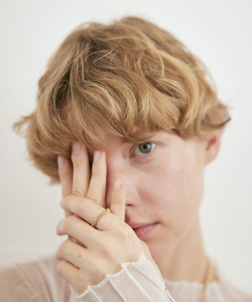 and cloud（アンドクラウド）の「Color Pearl Kahki-Graysh Perple Ring（リング・レディース・イエローゴールド/シルバー・#9/#13/#17）」の11枚目の写真