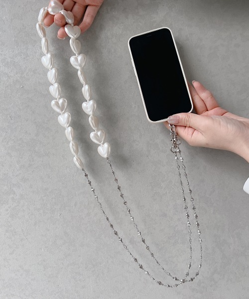 lilLilly（リルリリー）の「2WAYサテンリボンショルダー（スマホグッズ 