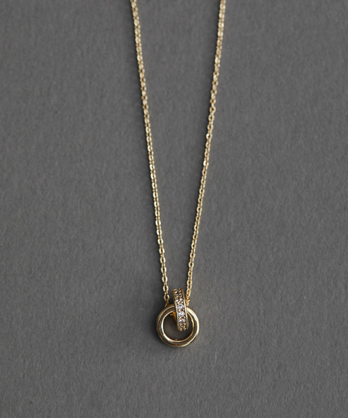 VIS（ビス）の「【追加生産】ビジューモチーフペンダント（ネックレス・レディース・ゴールド/ゴールド系その他/その他2/ゴールド系その他2/その他1・FREE）」の2枚目の写真