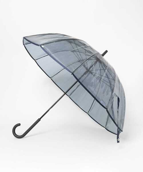 SMELLY(スメリー)の「パイピング12本骨長傘(長傘・レディース・ブラウン/グレー・FREE)」の18枚目の写真