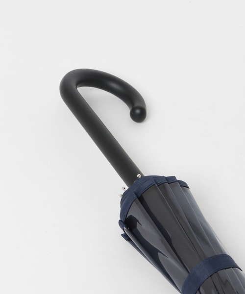 SMELLY(スメリー)の「パイピング12本骨長傘(長傘・レディース・ブラウン/グレー・FREE)」の22枚目の写真