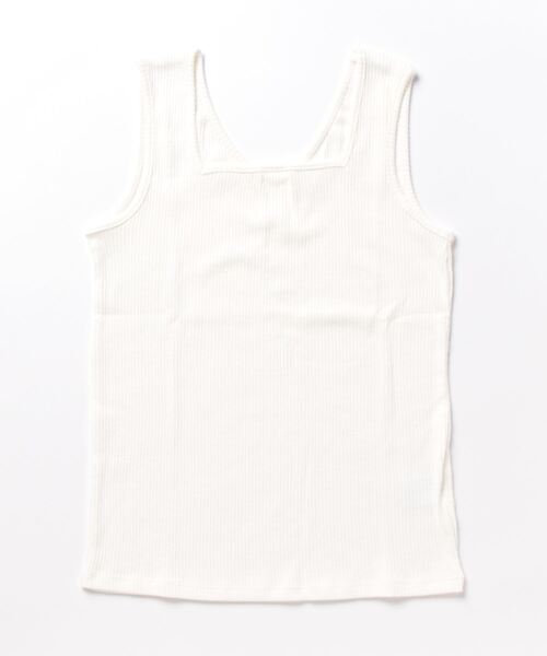 nemne store（ネンネストア）の「前後2wayタンクトップ（タンクトップ・レディース・オフホワイト/アイボリー/グリーン/ブラック・フリー）」の8枚目の写真