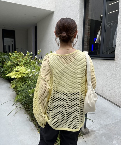nemne store（ネンネストア）の「前後2wayタンクトップ（タンクトップ・レディース・オフホワイト/アイボリー/グリーン/ブラック・フリー）」の13枚目の写真