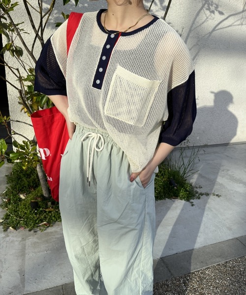 nemne store（ネンネストア）の「前後2wayタンクトップ（タンクトップ・レディース・オフホワイト/アイボリー/グリーン/ブラック・フリー）」の14枚目の写真