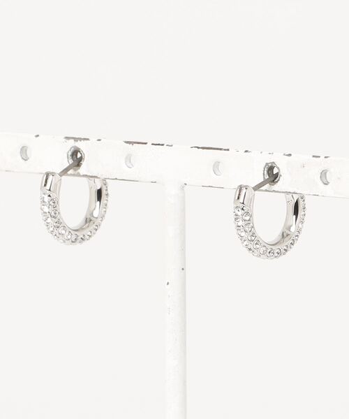 SWAROVSKI（スワロフスキー）の「【SWAROVSKI】Stone/フープピアス 