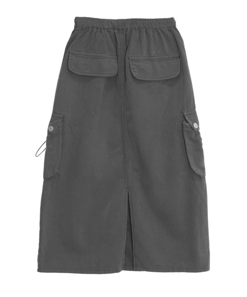 Figments（フィグメンツ）の「カーゴロングスカート（スカート・レディース・ブラック/グレー・FREE）」の12枚目の写真