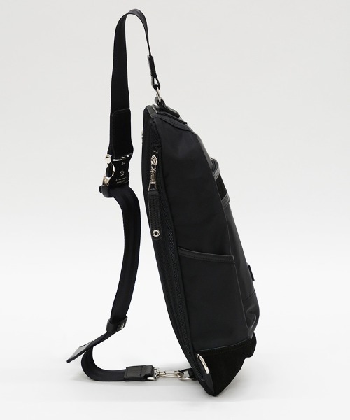 激レア マスターピース ビームス別注 ウエストポーチ ボディバッグ ブラック セール】master-piece / BIO waist レザーウエストバッグ