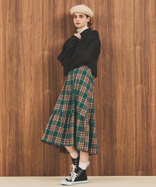 MERLOT(メルロー)の「ポケット付きショートシャツ(シャツ/ブラウス・レディース・アイボリー/オレンジ/ブラック・FREE)」の20枚目の写真