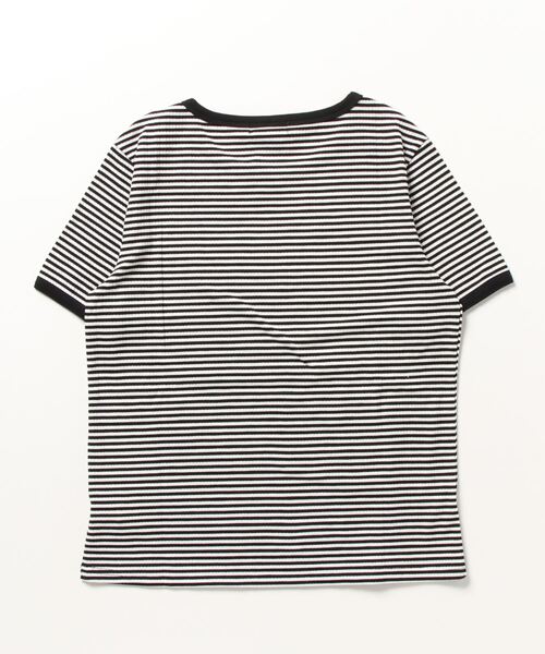 Flowering Korea(フラワーリングコリア)の「配色リンガーTシャツ(Tシャツ/カットソー・レディース・グリーン/ブラック/ブラウン・FREE)」の10枚目の写真