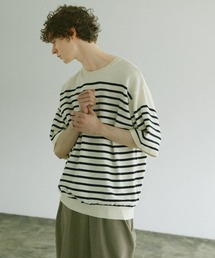 Bleme（ブレム）の「リラクシー ニットTシャツ（ニット/セーター・メンズ）」