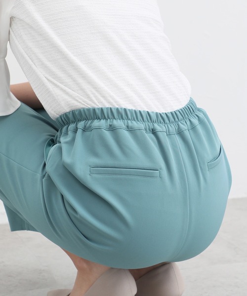 Honeys（ハニーズ）の「美ージーストレートパンツ（スラックス・レディース・ブラウン系その他/ブルーグリーン/ブラウン/ネイビー/ブラック・LL/L/M/S/SS/3L）」の20枚目の写真