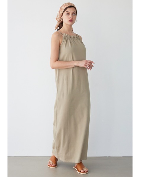 ALEXIA STAM（アリシアスタン）の「Gathered Neck Long Dress