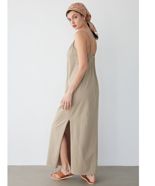 ALEXIA STAM（アリシアスタン）の「Gathered Neck Long Dress