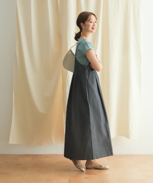 URBAN RESEARCH DOORS（アーバンリサーチドアーズ）の「クールタッチフレンチスリーブカットソー（Tシャツ/カットソー・レディース・ミント/バーガンディー/ライトグレー/ブラック・MEDIUM）」の19枚目の写真