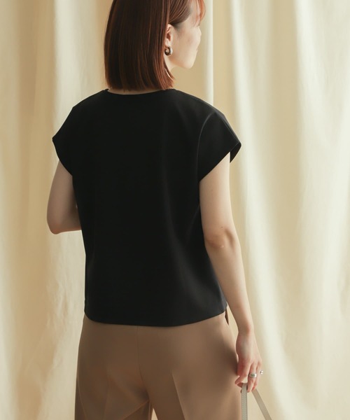 URBAN RESEARCH DOORS（アーバンリサーチドアーズ）の「クールタッチフレンチスリーブカットソー（Tシャツ/カットソー・レディース・ミント/バーガンディー/ライトグレー/ブラック・MEDIUM）」の20枚目の写真