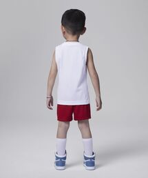 Jordan フード付きタンクトップ・ショートパンツセット NIKE（ナイキ）の「ジョーダン ベビー タンクトップ アンド
