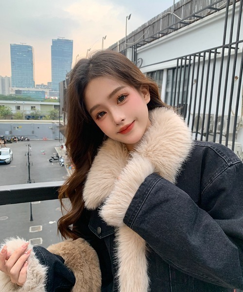 N.s（エヌドットエス）の「デニムファージャケット（デニムジャケット