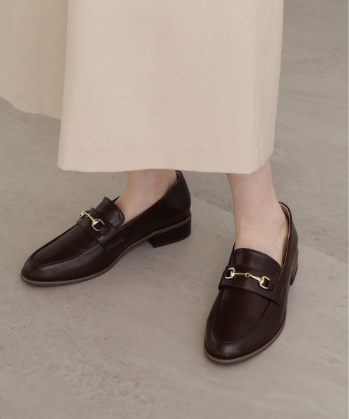 N.（N. Natural Beauty Basic）（エヌエヌナチュラルビューティーベーシック）の「◆ビット付ローファー（ローファー・レディース・ブラック/ブラウン・22.5/24.5/23.5）」の4枚目の写真