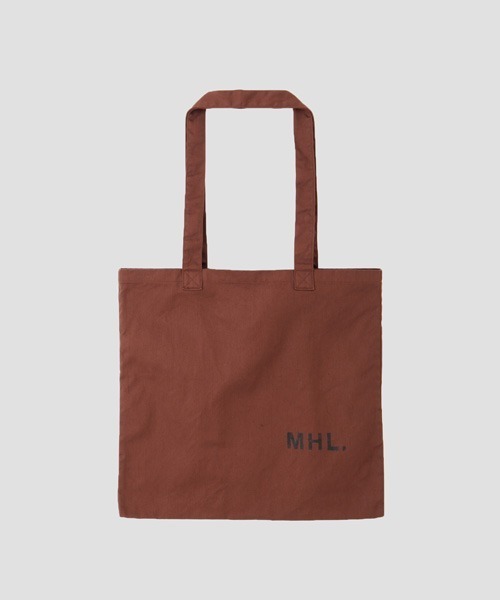 MHL.（エムエイチエル）の「LIGHT COTTON DRILL（トートバッグ・レディース・オレンジ系その他3/ベージュ系その他2/ブラック・FREE）」の10枚目の写真