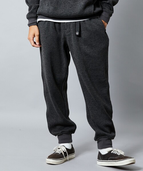 FREAK'S STORE（フリークスストア）の「限定展開 スタンダードフィット ニットフリース クライミングパンツ/リブパンツ（スウェットパンツ・メンズ・ネイビー/ブラック/アッシュグレー/チャコールグレー・SMALL/LARGE/MEDIUM）」の21枚目の写真