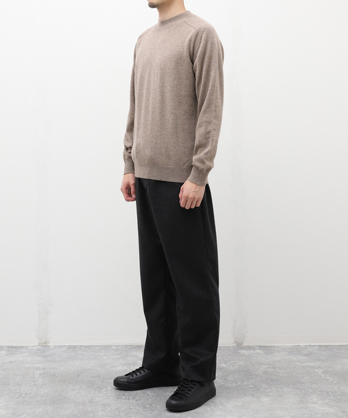 417 EDIFICE(フォーワンセブンエディフィス)の「カシミヤ クルーネックニット(ニット/セーター・メンズ・グレー/ベージュ/アイボリー・LARGE/MEDIUM)」の22枚目の写真