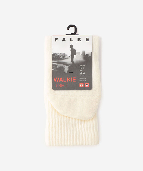 FALKE(ファルケ)の「FALKE | 16486 WALKIE LIGHT SOCKS WOMEN(ソックス/靴下・レディース・ブラック/グレー系その他/オフホワイト/インディゴブルー/チャコール/ネイビー/レッド/Nat/ブラウン・37/38)」の1枚目の写真