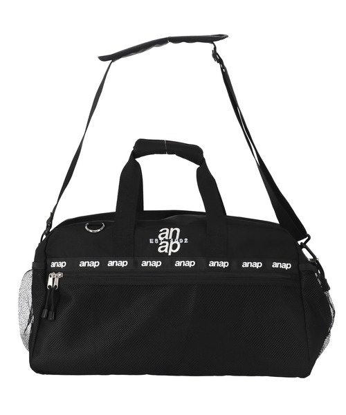 ANAP(アナップ)の「anapロゴボストンバッグ(ボストンバッグ・レディース・ブラック・FREE)」の4枚目の写真