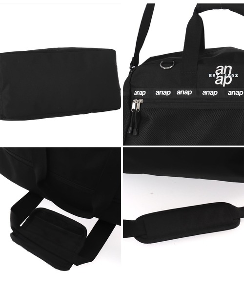 ANAP(アナップ)の「anapロゴボストンバッグ(ボストンバッグ・レディース・ブラック・FREE)」の11枚目の写真