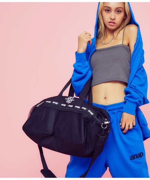 ANAP(アナップ)の「anapロゴボストンバッグ(ボストンバッグ・レディース・ブラック・FREE)」の16枚目の写真