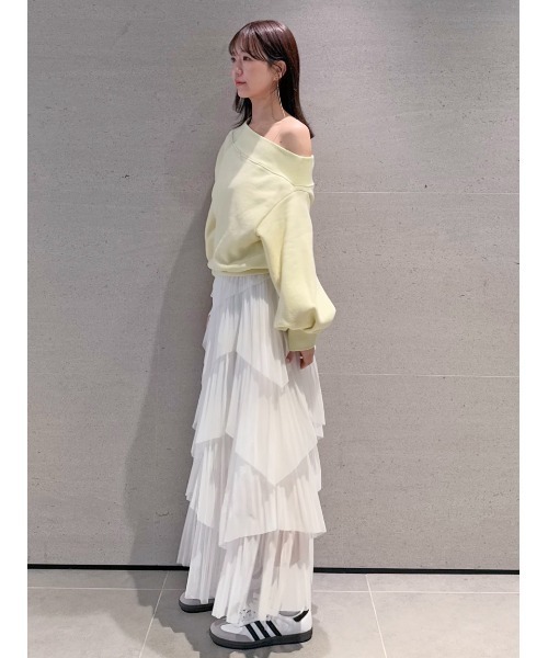 新色追加/WEB限定】ワンショルダーロゴスウェット（スウェット