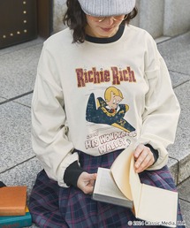 MONO-MART LADY'S（モノマートレディース）の「【Richie Rich】 別注 リッチーリッチ オーバーサイズ ヴィンテージプリントロンT（Tシャツ/カットソー・レディース）」