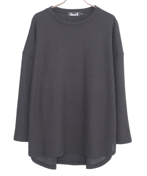 SILVER BULLET(シルバーバレット)の「『CavariA/キャバリア』ワッフル調ビッグシルエット長袖Tシャツ(Tシャツ/カットソー・メンズ・ブルー/グレー/ブラック/ワイン・M/L)」の19枚目の写真